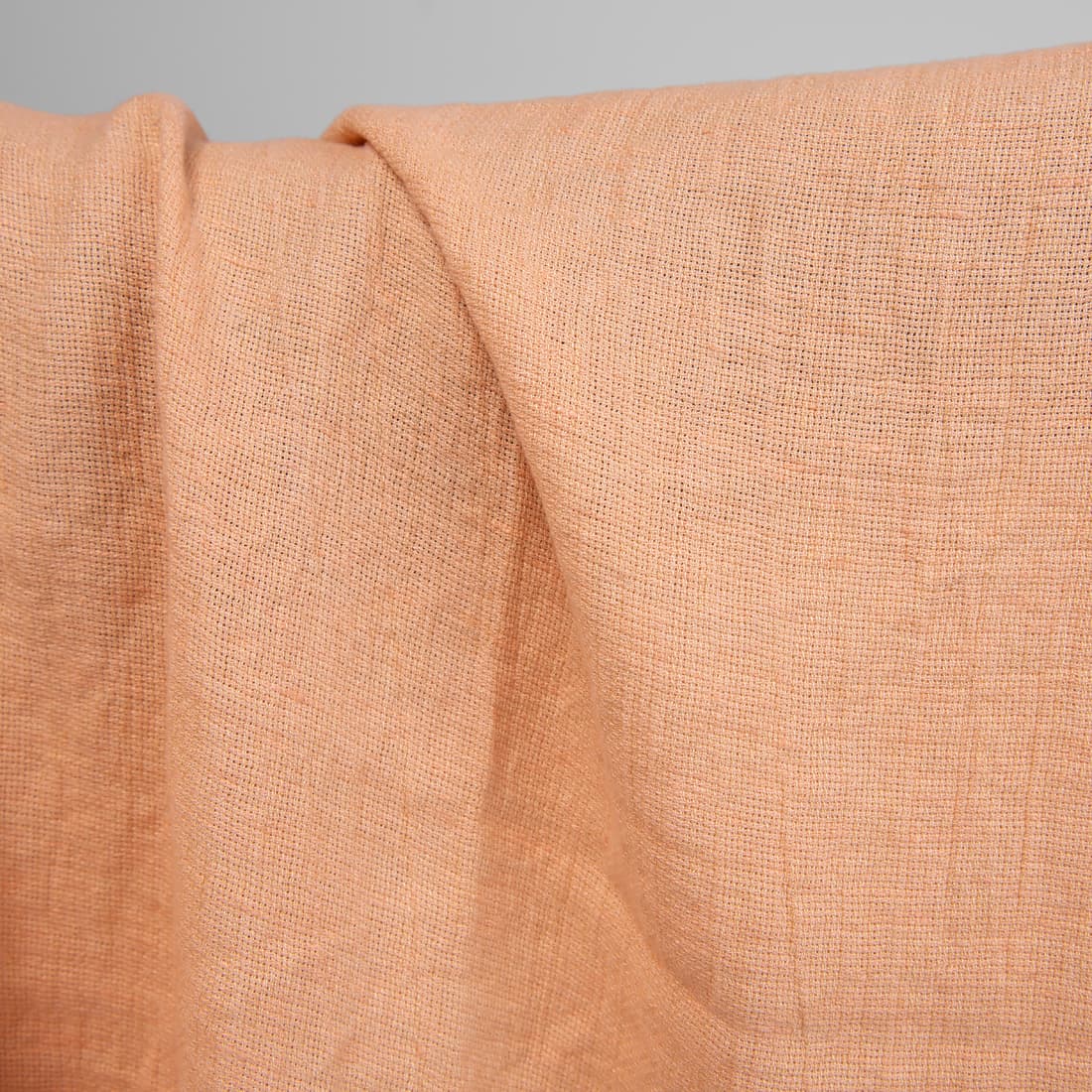 linen washed fabric panam peach