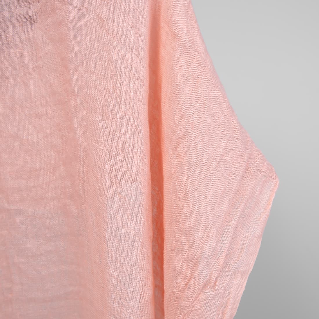 linen gauze fabric in rose